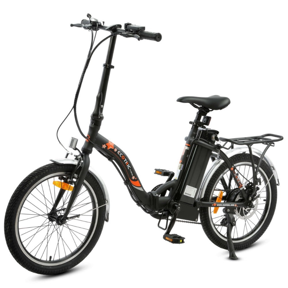 UL Certified-Starfish 20inch portable and folding electric bike - Matt Black - 4