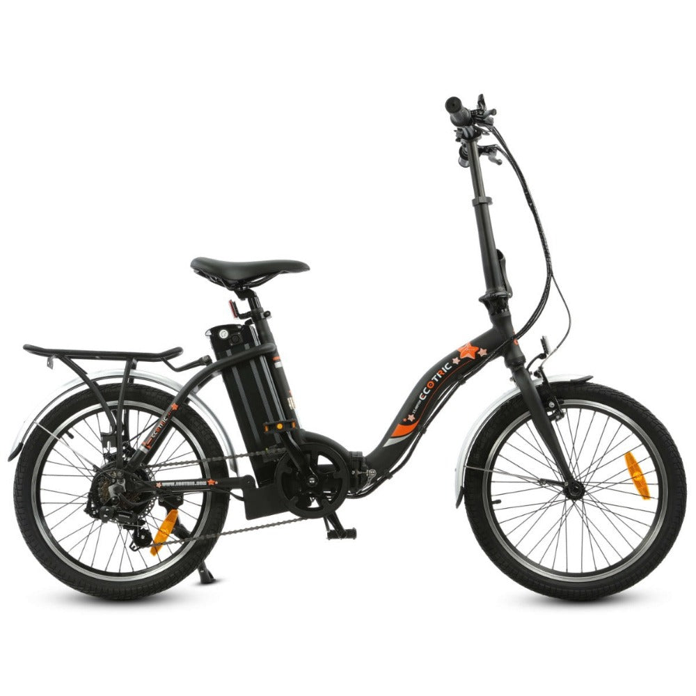 UL Certified-Starfish 20inch portable and folding electric bike - Matt Black - 2