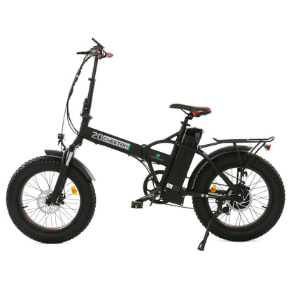 48V Fat Tire Portable and Folding Electric Bike with color LCD display-senior - 3