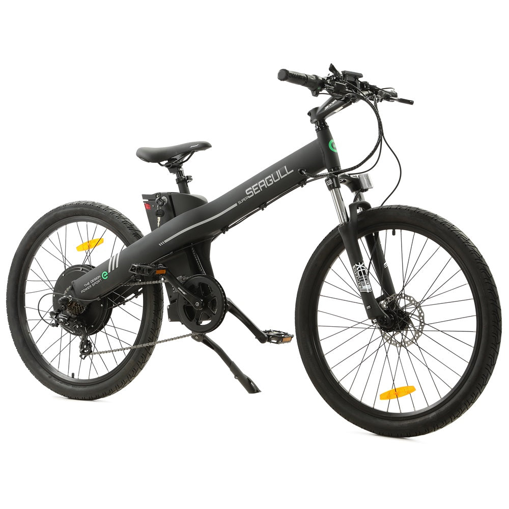 Seagull Electric Mountain Bicycle - Matt Black - 3