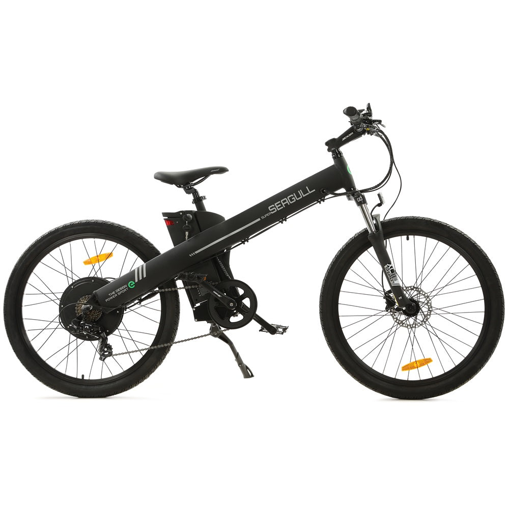 Seagull Electric Mountain Bicycle - Matt Black - 4