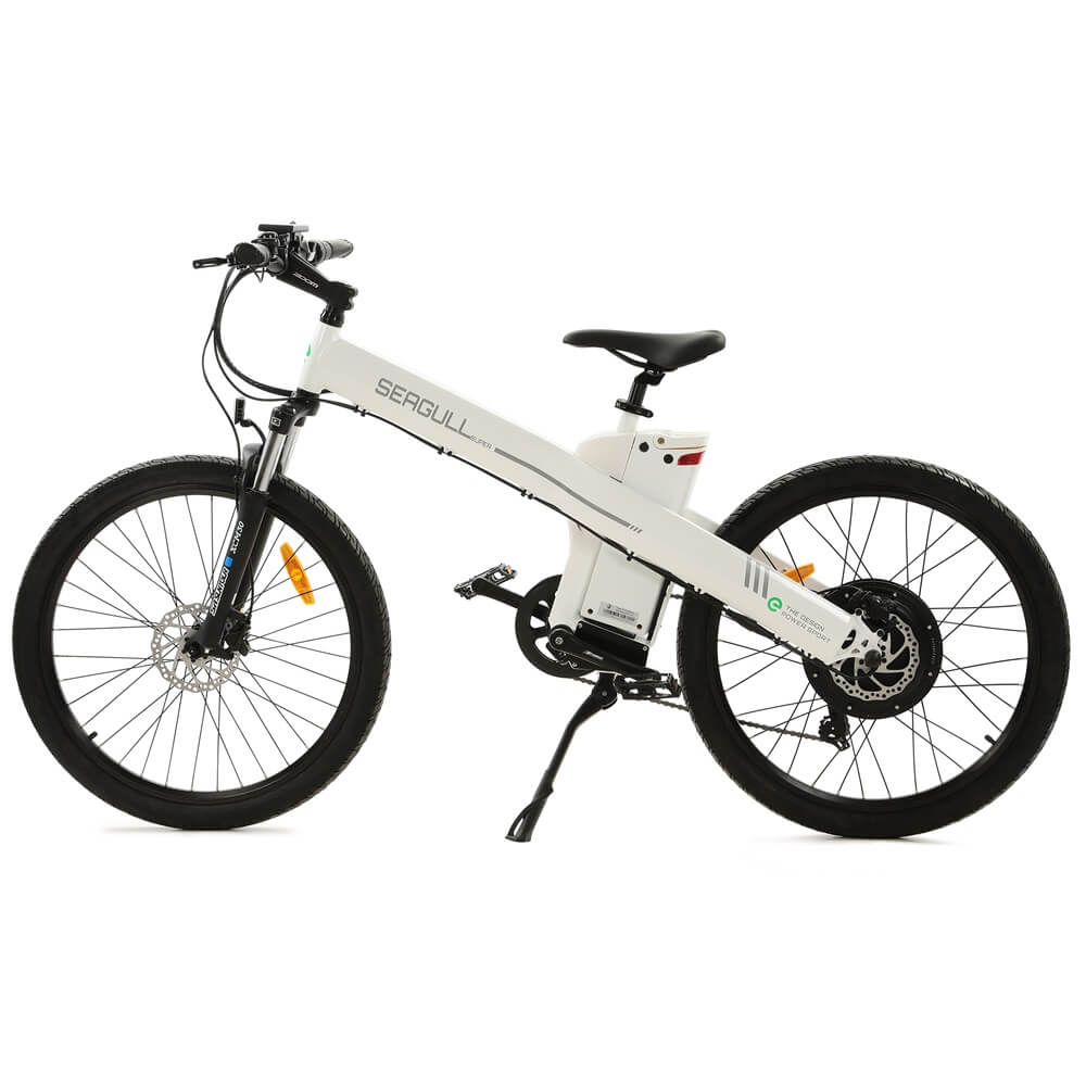 ECOTRIC Bicicleta eléctrica para principiantes de 500 W, plegable, de 20  pulgadas, neumático grueso, todoterreno, plegable, 36 V, 12.5 Ah, batería
