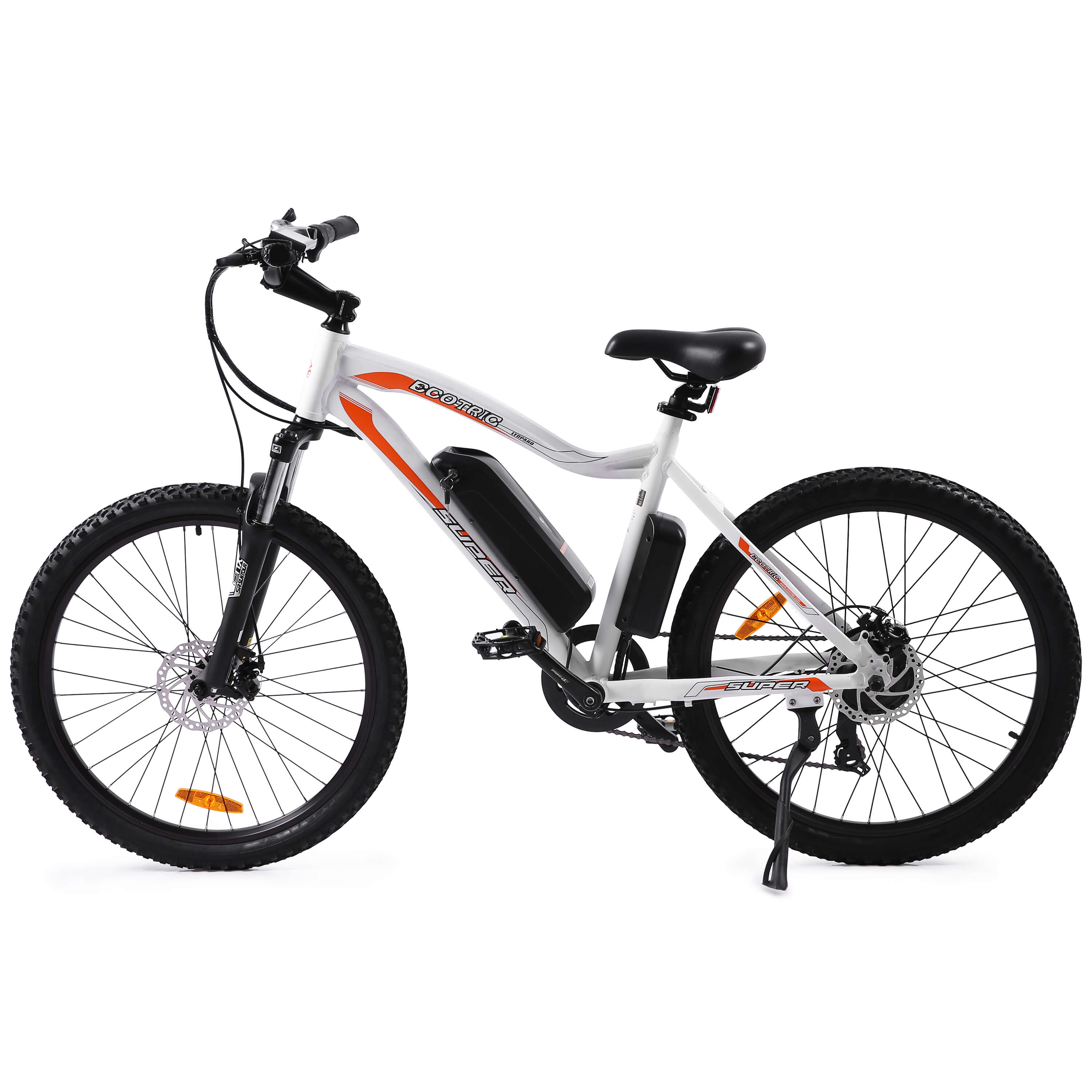 UL Certified-Leopard Electric Mountain Bike - White - 1